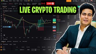 Live Crypto trading on delta exchange india [upl. by Nyasuh]