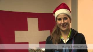 Swiss Tennis Weihnachtswünsche  Voeux de Noël [upl. by Malinde841]