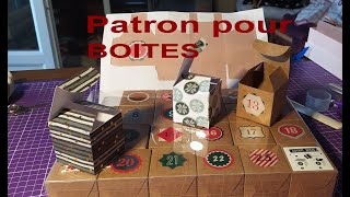 TUTO et PATRON pour boites 55 cm [upl. by Yraillih]