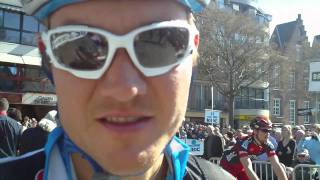 Heinrich Haussler at the start of Dwars door Vlaanderen [upl. by Eeb]