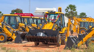 My JCB Driver Purchased His First NEW JCB 3DX Eco Xpert Showroom Delivery Experience  jcb video [upl. by Ened]