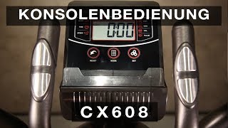 Sportstech CX608  Konsolenbedienung [upl. by Lsiel541]