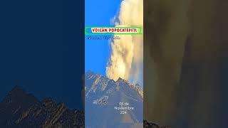 🌋Popocatépetl Actividad Registrada Fumarolas y caida Ceniza 3 Noviembre 2024shortsvolcanvolcano [upl. by Ocirederf]