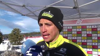 Esteban Chaves  entrevista en la meta  4a etapa  Volta a Catalunya 2018 [upl. by Limak336]