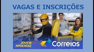 Jovem Aprendiz Correios 2024 Vagas Inscrições [upl. by Wilcox]