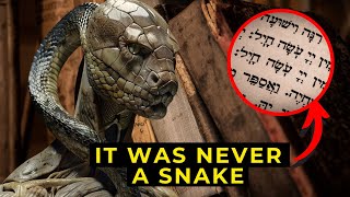 THE SERPENT IN GENESIS IS NOT A SERPENT HEBREW TEXT FOUND REVEALS THE TRUTH [upl. by Shippee]