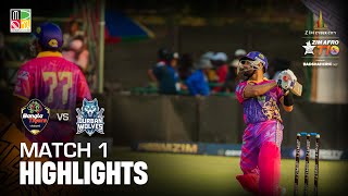 Match 1 Highlights Day 1 I Durban Wolves vs Joburg Bangla Tigers  Zim Afro T10 Season 2 2024 [upl. by Bum367]