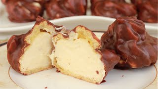 PRINCES KROFNE  PROFITEROLE  detaljan recept za princes krofne i eklere [upl. by Natloz965]