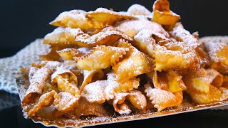 Chiacchiere di Carnevale  SUPER CROCCANTI [upl. by Suhploda]