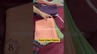 Linen Fabric  120 count linen  Bhagalpuri Fabrics  Handloom clothes linen linenfabric [upl. by Viccora]