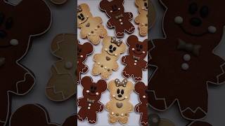 🤎 christmas icingcookies gingerbreadcookies disney アイシングクッキー クリスマス ジンジャーブレッドクッキー [upl. by Thanasi]