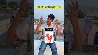 Indian crackers on Diwali 🪔🤣 shorts mrvilayati youtubeshorts crackers diwali funnyshorts [upl. by Naitirb965]