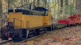 Trying out Gordie’s Backyard Train Company SW1200 at Waushakum Live Steamers [upl. by Mariande]