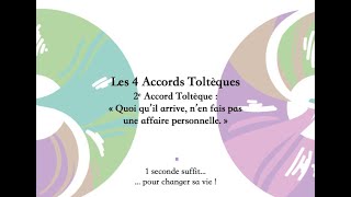 Les 4 Accords Toltèques  2e Accord  Quoi quil arrive je nen fais pas une affaire personnelle [upl. by Bonne22]