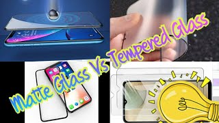 Matte Glass Vs Tempered Screen Protector Vs Gorilla Glass  Good Or Bad For Your Smartphone [upl. by Born]