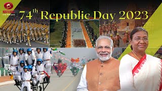 Indias Republic Day Parade 26th January 2023  LIVE [upl. by Haleelahk]