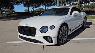 Bentley Continental GT Speed WhiteBlack FT2792 [upl. by Dimitris]