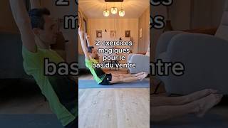 2 exercices MAGIQUES pour le bas du ventre  pilates abdos abs ventreplat [upl. by Jecoa]