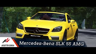 Assetto Corsa  MercedesBenz SLK R172 SLK55 AMG  Gunma Gunsai Touge  LINKS [upl. by Anauqat367]