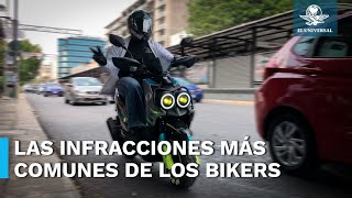 En casi un año van 108 mil infracciones a motociclistas [upl. by Fanchon]