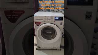 lg frant load washing machine de1 error code prablam solution shortvideo washingmachine short [upl. by Hallsy585]