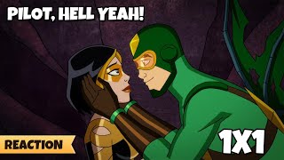 Kite Man Hell Yeah  Episode 1  Pilot Hell Yeah  REACTION [upl. by Tufts609]