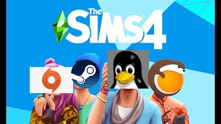 installing sims 4 steam version on Linux [upl. by Lang]