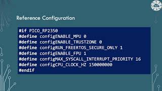 Configuring FreeRTOS Kernel on the Pico 2 or RP2350 [upl. by Charlie]