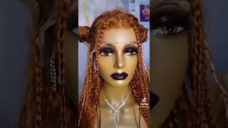 Braids Braids 🤩🤩🤩 гламурныймейк braids gingerorangewig zlikewig zlikehair lovemyhair [upl. by Cotterell]