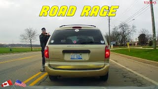 HONKING WAR LEADS TO BRAKE CHECK AND ROAD RAGE [upl. by Htezzil]