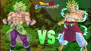 BROLY SUPER vs BROLY Z DRAGON BALL SPARKING ZERO [upl. by Nerahs649]