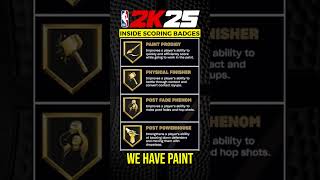 New Finishing and Inside Scoring Badges in NBA 2K25 [upl. by Jobye]