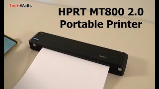 HPRT MT800 20 Thermal Transfer Portable Printer  Unboxing amp Testing [upl. by Einhpets326]