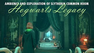 Exploring Slytherin dormitories Hogwarts Legacy NO HUD [upl. by Gabriellia]