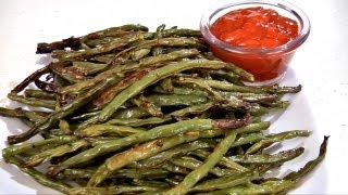 Roasted Green Beans Recipe [upl. by Eiknarf910]