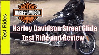 Harley Davidson Street Glide  Test Ride and Review [upl. by Cirdet]