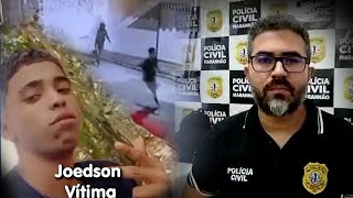 DELEGADO ÉGITON ROCHA FALA SOBRE HOMICÍDIO DO JOEDSON NA RUA TAVARES DE MOURA 27 10 2022 [upl. by Auberon]