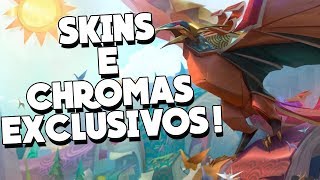 RIOT ME DEU SKINS E CHROMAS EXCLUSIVOS PRA DISTRIBUIR PRA VOCÊS [upl. by Florentia]