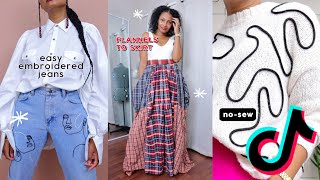 FALL 2022 fashion trends THRIFT FLIP compilation  DIY clothes sewing upcycles [upl. by Dranel652]