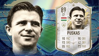 FIFA 22 FERENC PUSKAS 89 ICON PLAYER REVIEW I FIFA 22 ULTIMATE TEAM [upl. by Kired55]