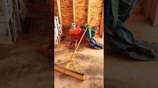 My broom has a mind of its own…😅👀 construction funny country [upl. by Agathe]