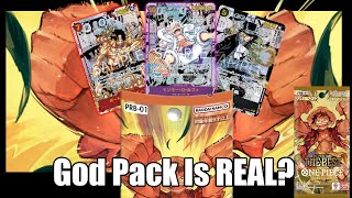 PRB01 Manga God Pack Hit Rates  1 Per Case Lies Premium Booster  The Best  One Piece Card Game [upl. by Choo]