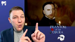 MUSICAL THEATRE COACH REACTS Gerard Butler  Phantom Of The Opera MOVIE [upl. by Ancel905]