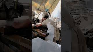 DIY Marble Resizing A Beginners Guide to Cutting Stone [upl. by Ihtak]