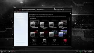 HUD BLACK Theme MOD Amazing theme for Windows 7 [upl. by Morel769]