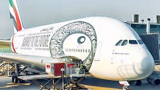 Emirates Business Class A380 Flight Full Tour  Dubai to Seoul（ Lounge） [upl. by Benisch381]