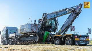 Großer Raupenbagger ATLAS 260 LC neu  Holzfäller Forstmaschinen im Einsatz  woodcutter at work [upl. by Cyna]