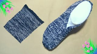 पुराने स्वेटर मे से एक छोटा सा टुकडा लेकर बस 2मिनट मे इसे बनाना सीखे 😱 old sweater reuse idea socks [upl. by Matejka]