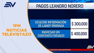 Agentes de la unidad de lavado pidieron 1 millón al narcotraficante Norero  Televistazo  Ecuavisa [upl. by Niahs319]