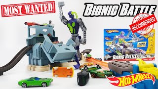 Very Rare Hot Wheels Track TRICK TRACKS BIONIC BATTLE most wanted hot wheels tracks unboxing review [upl. by Ihp]